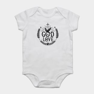 God is Love Baby Bodysuit